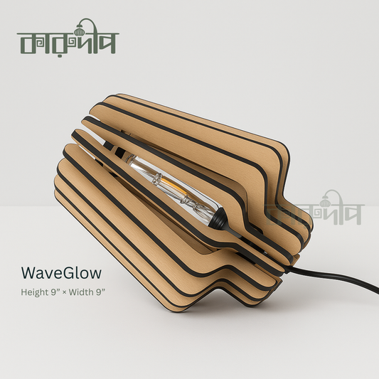 KaruDeep “WaveGlow” Artisanal Table Lamp