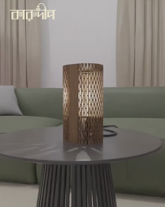 KaruDeep “HiveGlow” Artisanal Table Lamp