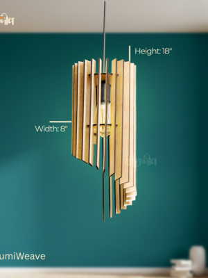 KaruDeep 'LumiWeave' Artisanal Pendant Lamp