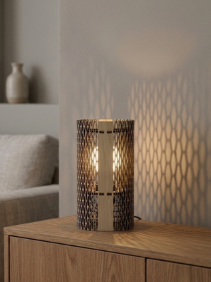 KaruDeep 'HiveGlow' Artisanal Table Lamp